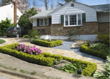 after version of taking professional landscaping services by hubcity landscaping for a house in lubbock city