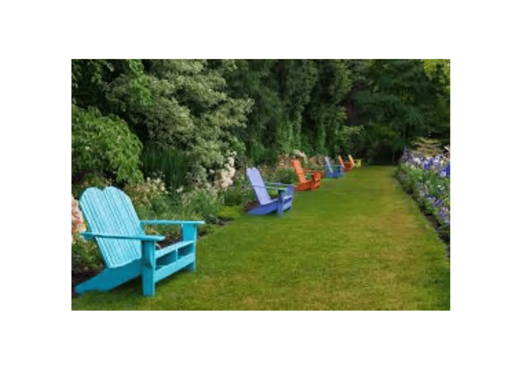 cleaned and plane grass land with cool seatings in the lawn