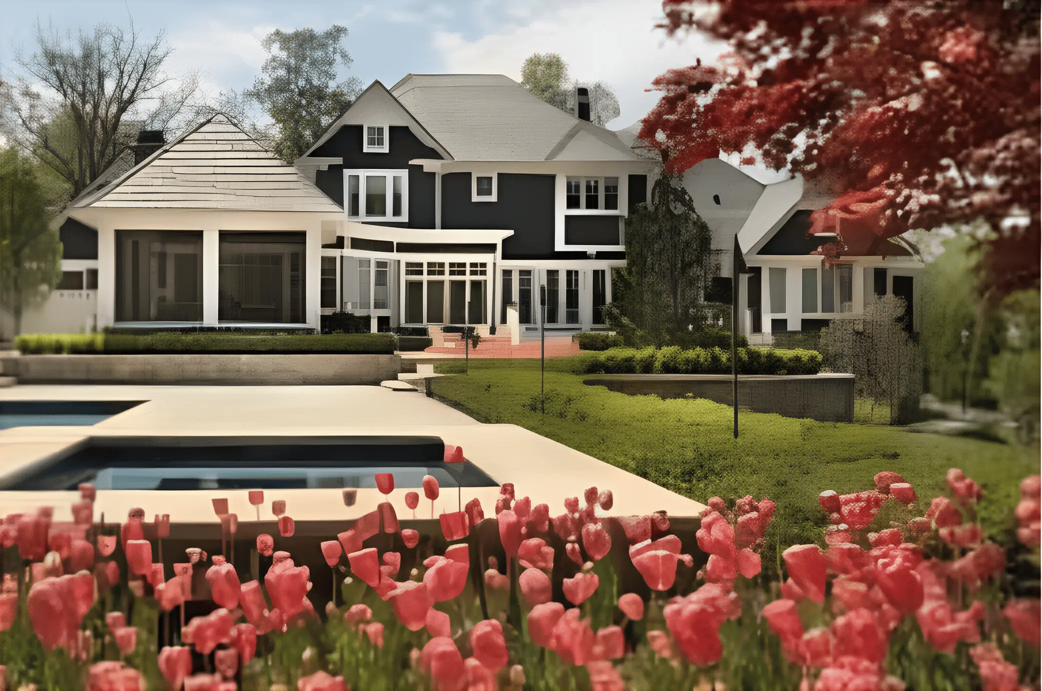 a house in wolfforth with perfectly done landscaping by hubcity landscaping