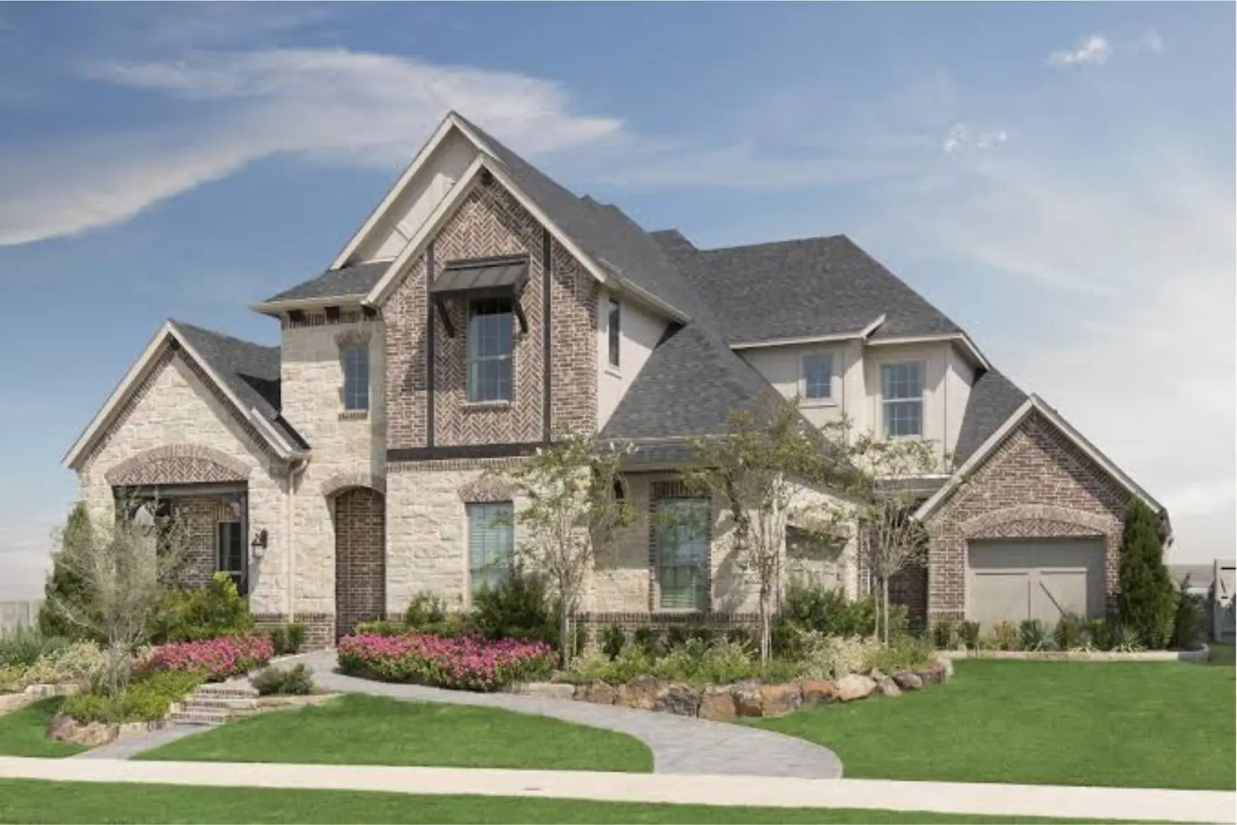 a house very elegently landscaped in shallowater
