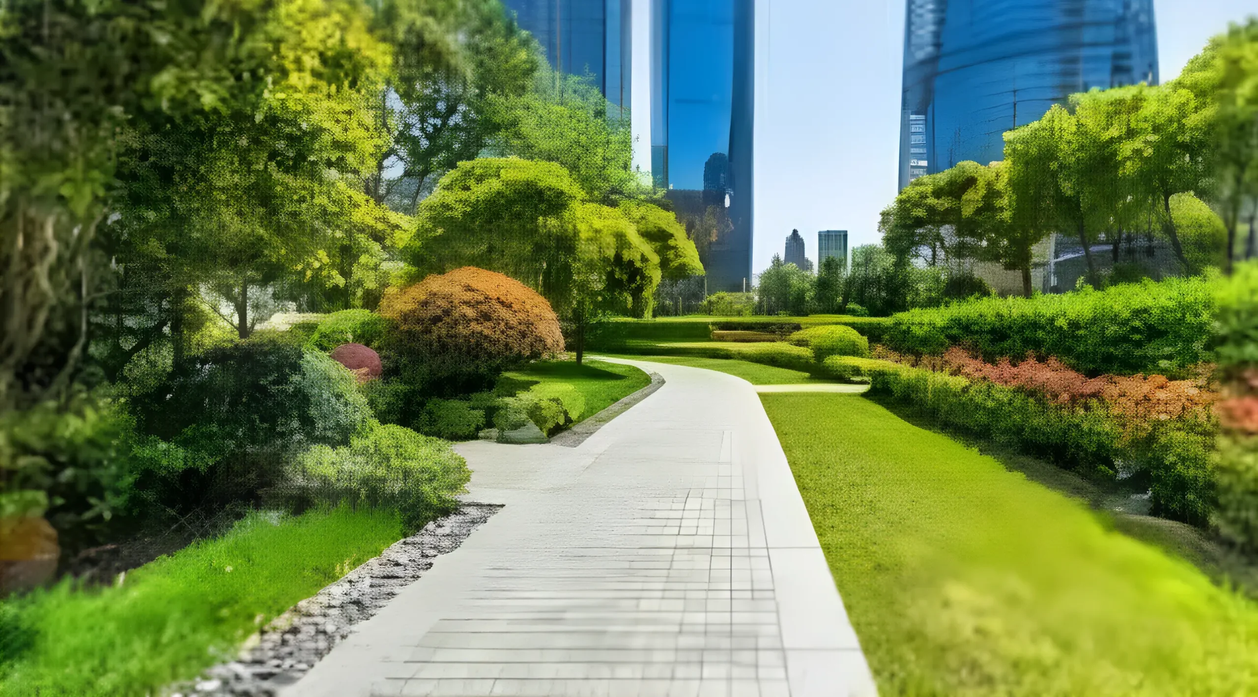 a commercial property in wolfforth with the best of the landscaping done by hubcity landscaping
