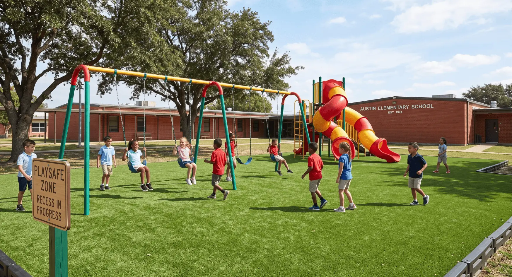 playground school artificial turf Lubbock TX