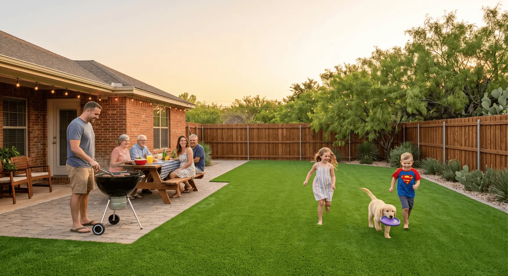 backyard artificial turf Lubbock TX