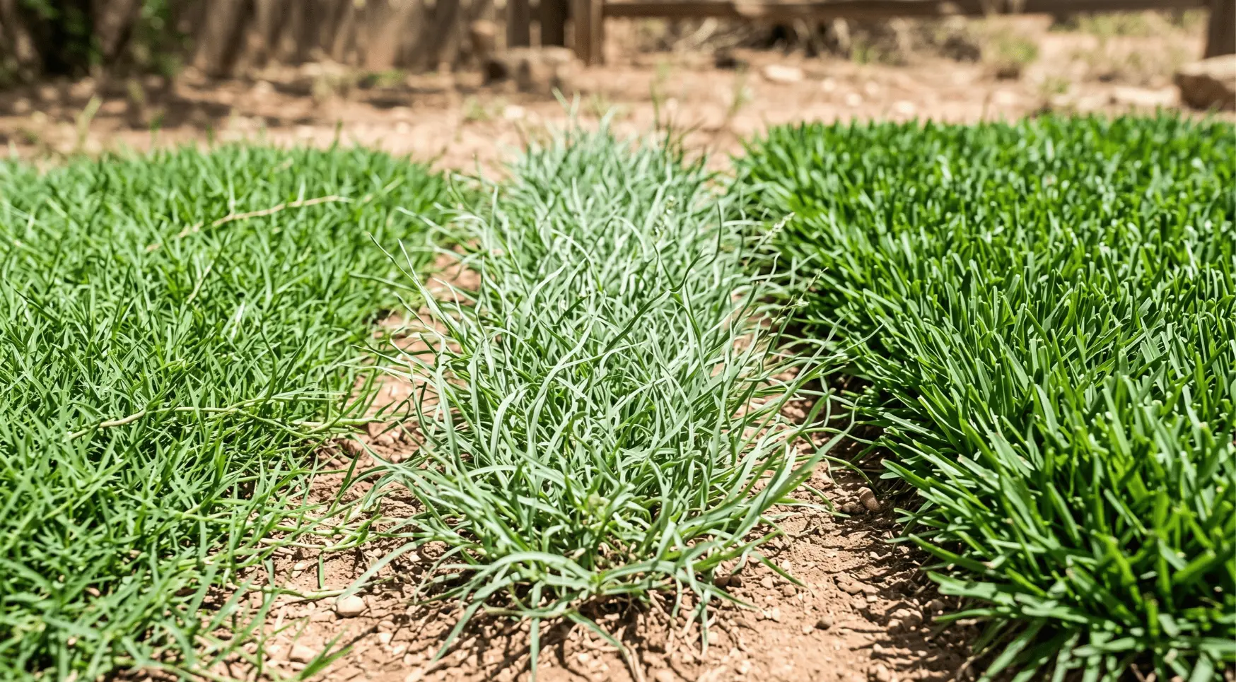 Best grass types for Lubbock Texas lawns - Bermuda St Augustine Zoysia